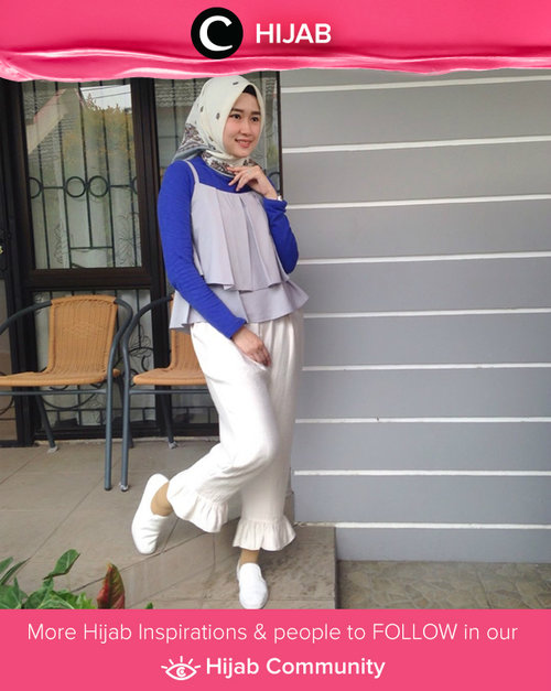 Blue symbolizes trust, loyalty and confidence. Simak inspirasi gaya Hijab dari para Clozetters hari ini di Hijab Community. Image shared by Clozette Ambassador: @bonitaarinida. Yuk, share juga gaya hijab andalan kamu