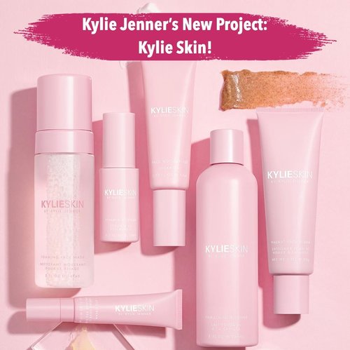 Kylie Jenner akan merilis skincare line! Dari info instagram @kylieskin, produk ini akan dirilis tanggal 22 Mei 2019 dan mengusung cruelty free, gluten free, paraben free, sulfate free dan vegan. Harganya diperkirakan dibawah $30 yang terdiri dari 6 produk: foaming face wash, vanilla milk toner, walnut face scrub, face moisturizer, eye cream & vitamin c serum..📷 kylieskin#ClozetteID #kylieskin