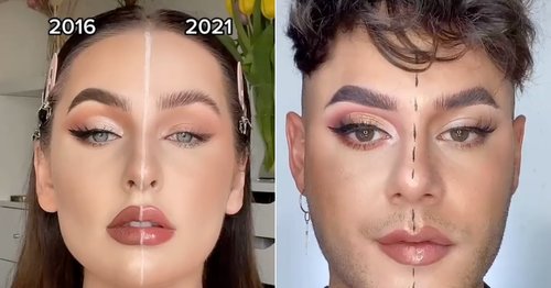 What's the 2016 vs. 2021 Makeup Challenge on TikTok? These Looks Will Take You Back