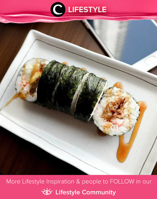 Sushi or kimbap or both? Any meals which rolled inside nori seaweed always look delicious! Simak Lifestyle Updates ala clozetters lainnya hari ini di Lifestyle Community. Image shared by Clozetter @dindahakeem. Yuk, share juga momen favoritmu. 