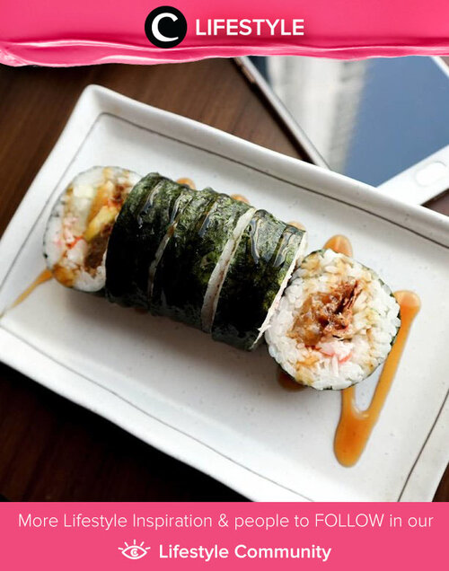 Sushi or kimbap or both? Any meals which rolled inside nori seaweed always look delicious! Simak Lifestyle Updates ala clozetters lainnya hari ini di Lifestyle Community. Image shared by Clozetter @dindahakeem. Yuk, share juga momen favoritmu. 