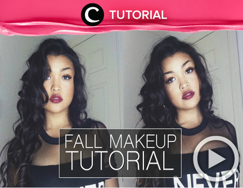 Masih mencari tutorial makeup di musim autumn yang cocok denganmu? Cek video tutorial berikut ini, yuk! http://bit.ly/2eZoyIX.  Video ini di-share kembali oleh Clozetter: dintjess. Cek Tutorial Updates lainnya pada Tutorial Section.