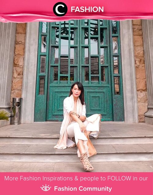 Hello, weekend! Clozetter @glowlicious spent her refreshing time in white-on-white outfit. Simak Fashion Update ala clozetters lainnya hari ini di Fashion Community. Yuk, share outfit favorit kamu bersama Clozette.