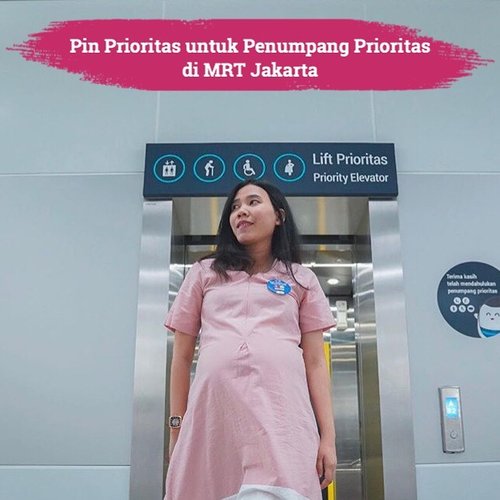 Mulai hari ini, para penumpang prioritas di MRT Jakarta dapat menggunakan MRT dengan tenang dan nyaman karena adanya pin prioritas khusus penumpang prioritas. Bagaimana cara mendapatkannya? Yuk, swipe untuk cari tahu🚝.📷 @mrtjkt#ClozetteID #mrtjkt