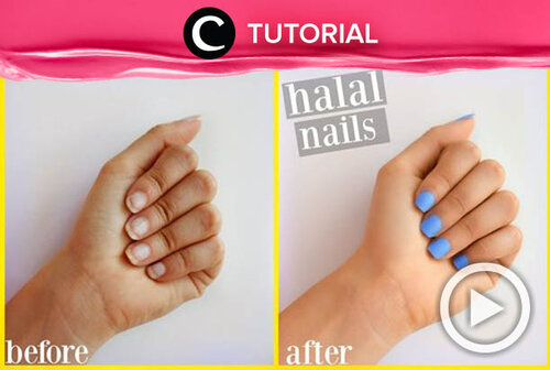 Ingin kuku cantik berwarna dan tetap bisa menjalankan ibadah shalat dan puasa? Yuk, intip Halal nail care routine berikut: https://bit.ly/2VT1T5N. Video ini di-share kembali oleh Clozetter @shafirasyahnaz. Lihat juga tutorial lainnya yang ada di Tutorial Section.