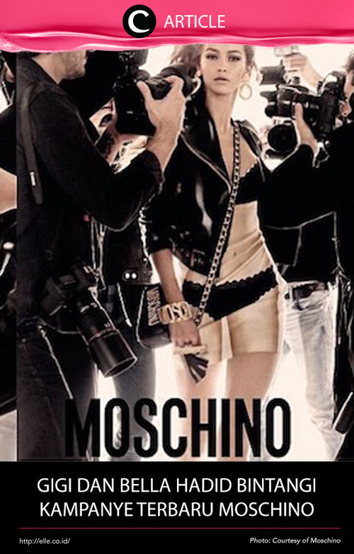 Dua model kakak beradik yang cantik dan terkenal ini menjadi bintang untuk kampanye terbaru Moschino. Apa alasan Moschino memilih mereka? Baca selengkapnya di http://bit.ly/2jFNzbY. Simak juga artikel menarik lainnya di Article Section pada Clozette App. 