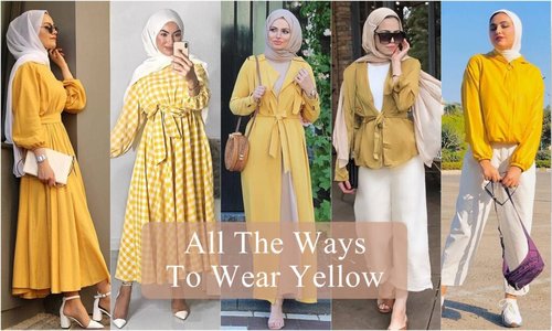 Pastel Favorites: All The Ways To Wear Yellow - Hijab Fashion Inspiration