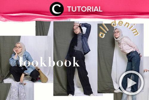 Denim styling for hijab OOTD: https://bit.ly/2IDzHQD. Video ini di-share kembali oleh Clozetter @shafirasyahnaz. Lihat juga tutorial lainnya di Tutorial Section.