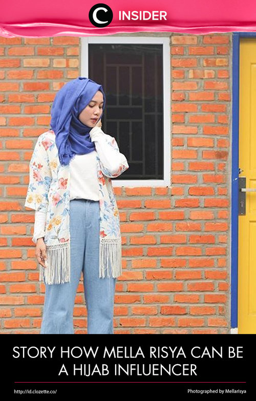 Dari awal mula memakai hijab, hingga sekarang menjadi hijabers terkenal, seperti apa perjalanan Mella Risya? Yuk ikuti wawancara ekslusif kami di sini http://bit.ly/20WhBp6. Simak juga artikel menarik lainnya di http://bit.ly/ClozetteInsider