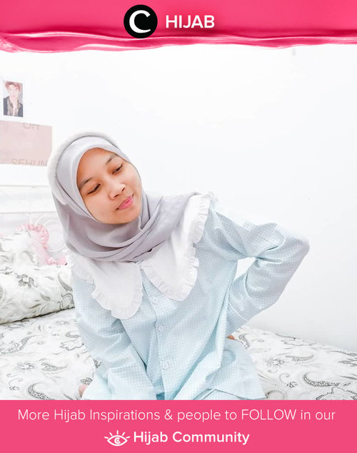 Jika sedang WFH, kamu bisa pilih piyama nyaman yang tetap menggemaskan untuk dipakai virtual meeting mendadak, seperti yang digunakan Clozetter @kartikaryani ini. Simak inspirasi gaya Hijab dari para Clozetters hari ini di Hijab Community. Yuk, share juga gaya hijab andalan kamu.