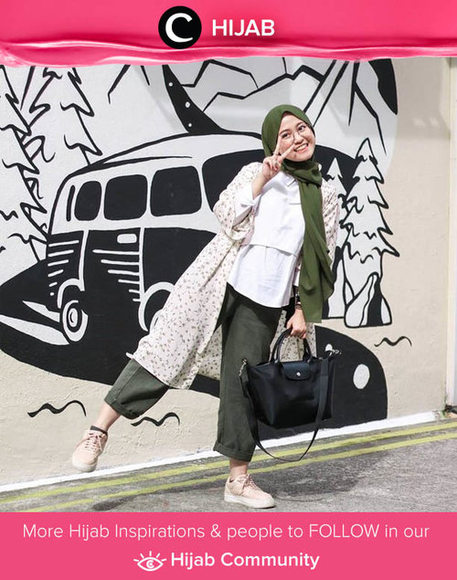 New week, new hope. Semoga minggu ini menyimpan lebih banyak berita baik, Clozetters. Stay positive and don't forget to smile like Clozette Ambassador @cyndiadissa. Simak inspirasi gaya Hijab dari para Clozetters hari ini di Hijab Community. Yuk, share juga gaya hijab andalan kamu.