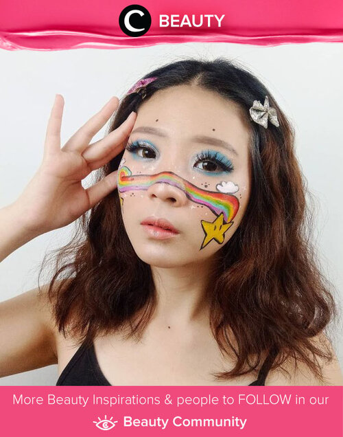 Finding happiness in rainbow. Simak Beauty Update ala clozetters lainnya hari ini di Beauty Community. Image shared by Clozetter @LidyaNatalia. Yuk, share juga beauty look favoritmu bersama Clozette. 