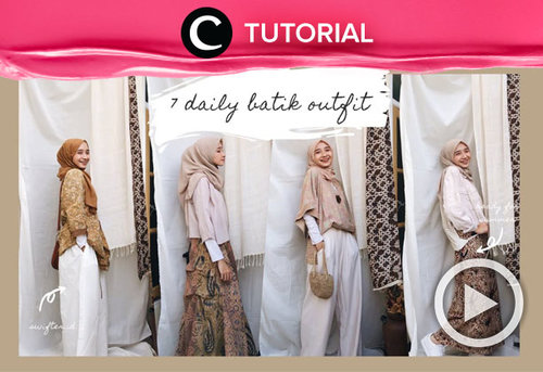 IHijabi batik outfit ideas: https://bit.ly/2ToXdlX. Video ini di-share kembali oleh Clozetter @saniaalatas. Lihat juga tutorial lainnya di Tutorial Section.