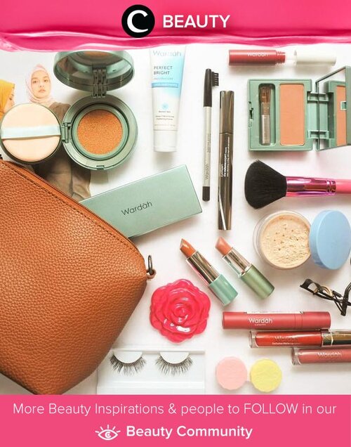 Selain ramah di kantong, produk-produk Wardah juga aman digunakan setiap hari. Siapa yang memfavoritkan brand yang satu ini seperti Clozetter @misskarulina? Simak Beauty Update ala clozetters lainnya hari ini di Beauty Community. Yuk, share juga beauty product favoritmu bersama Clozette.