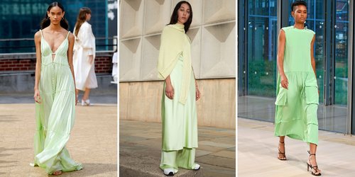 Lime Is Taking Over the Spring 2020 Runways