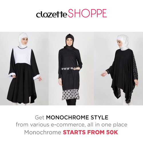 Tampil gaya dengan balutan busana monokrom tidak akan membuatmu salah kostum, Clozetters! Belanja busana monokrom favoritmu dari berbagai e-commerce site via #ClozetteSHOPPE MULAI 50k!
http://bit.ly/monowbs