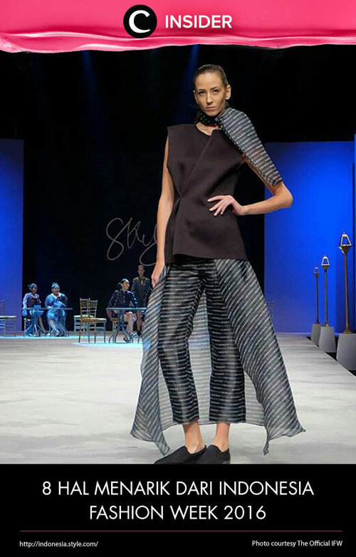 Ada 8 hal menarik di Indonesia Fashion Week 2016 yang tak boleh kamu lewatkan yang telah dirangkum oleh Indoesia Style.com di sini http://bit.ly/1RgUUre. Simak juga artikel menarik lainnya di http://bit.ly/ClozetteInsider
