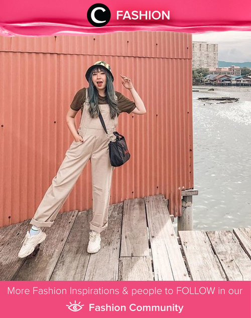 Playful look inspo by Clozetter @yunitaelisabeth91. Hint : overall jumpsuit and bucket hat!  Simak Fashion Update ala clozetters lainnya hari ini di Fashion Community. Yuk, share outfit favorit kamu bersama Clozette.
