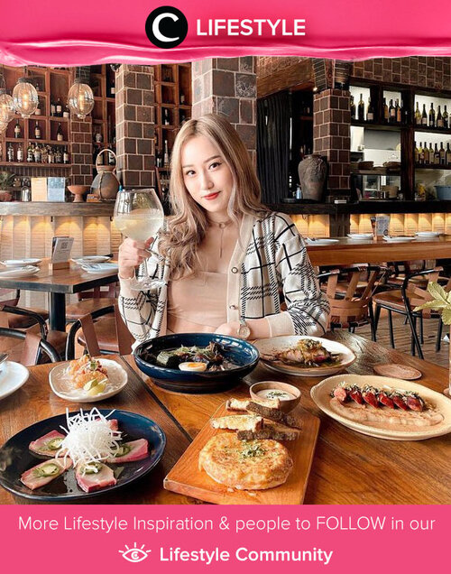 Clozetter @jessica_ie had an amazing lunch at Alma Tapas Bar, Bali! Boleh dicoba nih, untuk kamu yang berencana ke Bali setelah Lebaran. Simak Lifestyle Update ala clozetters lainnya hari ini di Lifestyle Community. Yuk, share momen favoritmu bersama Clozette.