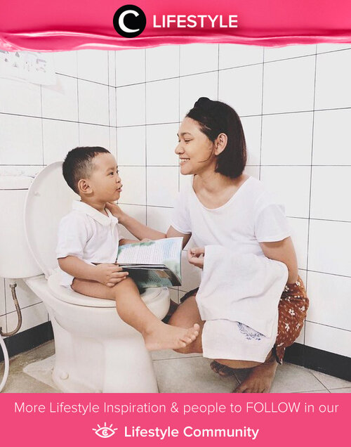 Menurut Clozette Ambassador @cellinikamil, salah satu kunci keberhasilan saat melatih si kecil untuk toilet training adalah konsisten dan sabar. Selain itu, anak juga akan cepat belajar jika ibu percaya bahwa si kecil mampu melakukannya. Simak Lifestyle Update ala clozetters lainnya hari ini di Lifestyle Community. Yuk, share momen favoritmu bersama Clozette. 