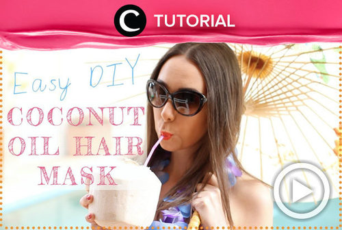 Membuat masker Coconut Oil untuk rambut ternyata hanya butuh 2 bahan utama, lho! Penasaran apa saja? Yuk, intip di sini: http://bit.ly/2RN9ehV. Video ini di-share kembali oleh Clozetter @salsawibowo.