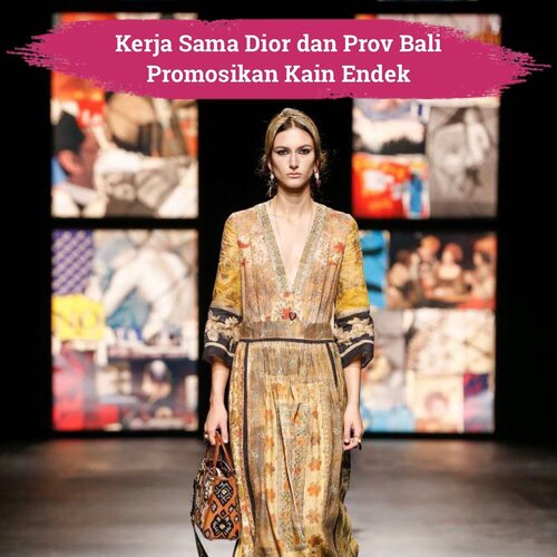 Kabar gembira datang dari salah satu luxury brand asal Perancis. Dior dan Provinsi Bali telah resmi bekerja sama untuk mempromosikan kain Tenun Ikat Endek Bali. Penandatanganan kerja sama ini dilakukan secara virtual yang diwakili oleh Vice President General Counsel Dior Paris dan Gubernur Bali, I Wayan Koster. Persetujuan ini memungkinkan Dior untuk menggunakan kain Endek Bali untuk koleksinya selama kain tersebut merupakan bikinan tangan penenun asli Bali.

Hmm... tampaknya Dior langsung jatuh cinta pada kain khas Indonesia ini setelah sebelumnya Dior menggunakan Kain Endek Bali dalam koleksi Spring/Summer 2021 pada bulan September lalu. Bagaimana menurutmu, Clozetters?✨

📷 @dior
#ClozetteID #Dior #KainEndek