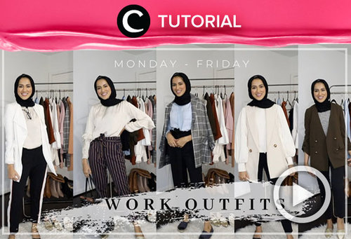 Looking for some hijab office look ideas? Steal the tips here: https://bit.ly/2Kk83VX. Video ini di-share kembali oleh Clozetter @shafirasyahnaz. Lihat juga tutorial lainnya di Tutorial Section.