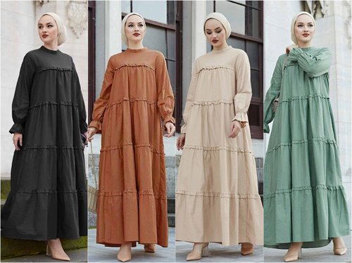 2021 Trendy Modest Maxi Dresses - Hijab Fashion Inspiration