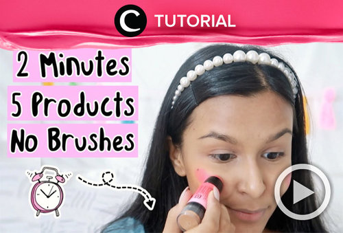 2-minute makeup routine yang perlu kamu coba: https://bit.ly/3v7DisG. Video ini di-share kembali oleh Clozetter @dintjess. Lihat juga tutorial lainnya di Tutorial Section.
