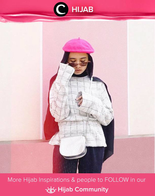 Shocking pink is never boring. Who's with us and Star Clozetter @putmaharani? Simak inspirasi gaya Hijab dari para Clozetters hari ini di Hijab Community. Yuk, share juga gaya hijab andalan kamu.