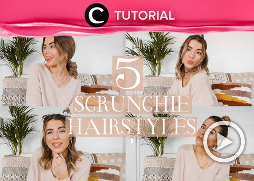 How to style your scrunchie in 5 different ways: https://bit.ly/39J1Kaj. Video ini di-share kembali oleh Clozetter @juliahadi. Lihat juga tutorial lainnya yang ada di Tutorial Section.
