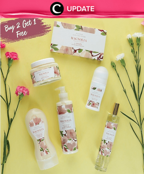 Are you running out of perfume? Avoid being smelly with toiletries from Mark & Spencer, and enjoy the Buy 2 Get 1 free promotion in all outlet and online store at mapemall.com. Lihat info lengkapnya pada bagian Premium Section aplikasi Clozette. Bagi yang belum memiliki Clozette App, kamu bisa download di sini https://go.onelink.me/app/clozetteupdates. Jangan lewatkan info seputar acara dan promo dari brand/store lainnya di Updates section.