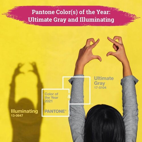 Berbeda dari tahun sebelumnya, kali ini Pantone memperkenalkan dua warna sebagai color of the year di 2021, yaitu the neutral “Ulimate Gray” dan the vibrant “Illuminating” yellow.Ultimate Gray dipilih karena sebagai simbol untuk ketenangan dan ketentraman hari, sedangkan Illuminating dipilih karena melambangkan optimisme dan harapan. Perpaduan dua warna ini mewakilkan segala hal yang banyak orang butuhkan setelah melewati tahun yang berat di 2020.Ini adalah pertama kalinya warna achromatic terpilih sebagai color of the year dan kali kedua Pantone memilih dua warna setelah sebelumnya di tahun 2016 dua warna terpilih, yaitu Rose Quartz (atau yang dikenal dengan Millineal Pink) dan Serenity. So, are you ready to brighten up your year with this color duo?💛🤍📷 @pantone #ClozetteID #Pantone #Pantone2021 #ColorOfTheYear