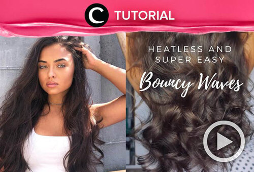 Ingin rambut terlihat bouncy dan sehat tanpa catokan atau hair curler? Yuk, simak tipsnya di : http://bit.ly/2QkY5cv. Video ini di-share kembali oleh Clozetter @Ranialda. Tonton juga tutorial lainnya di Tutorial Section.