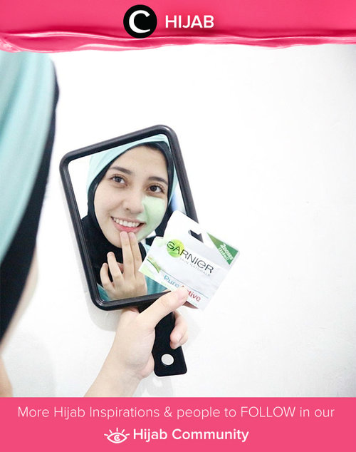  Trying out Matcha Clay Mask by Garnier. Simak inspirasi gaya Hijab dari para Clozetters hari ini di Hijab Community. Image shared by Clozetter @mchalisah. Yuk, share juga gaya hijab andalan kamu