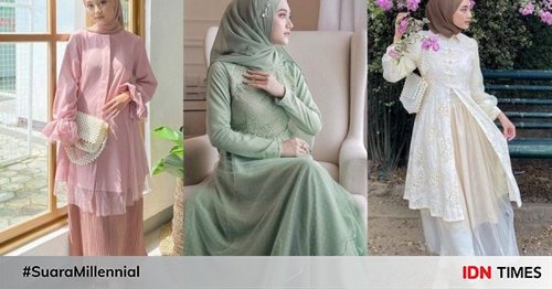 10 OOTD Kondangan Hijab Irna Faradila, Style Hijabers Feminin Layak Disontek