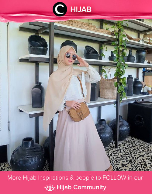 Summer in neutrals ala Clozetter @ismahanchrnns. Simak inspirasi gaya Hijab dari para Clozetters hari ini di Hijab Community. Yuk, share juga gaya hijab andalan kamu.