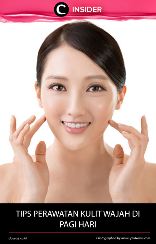 Merawat kulit wajah di pagi hari adalah aktifitas yang sangat essential untuk mendapatkan tampilan yang segar sepanjang hari. Simak bagaimana caranya di http://bit.ly/1Tx9vlg. Simak juga artikel menarik lainnya di http://bit.ly/ClozetteInsider