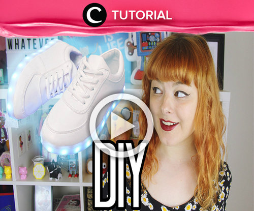 Have you ever think to make your own light shoes? It's sp easy. Let's check this video: http://bit.ly/1TV1iHT. Video shared by Clozetter: ranialda. Cek Tutorials DIY Project Update hari ini, di sini: http://bit.ly/TutorialDIYprojects .Yuk, share juga DIY Project kamu. See All Tutorial: http://bit.ly/alltutorials
