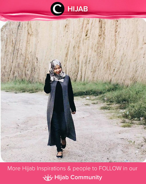Happy Weekend! Nikmati akhir minggumu dengan pergi ke spot terbaik untuk foto OOTD-mu hari ini.Simak inspirasi gaya di Hijab Update dari para Clozetters hari ini di Hijab Community. Image shared by Clozetter: rhialita. Yuk, share juga gaya hijab andalan kamu bersama Clozette.