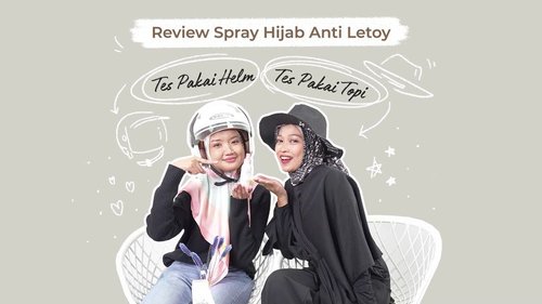 Pejuang ojek online, ada magic spray yang bisa bikin hijab lebih keliatan rapi! Supaya hasilnya lebih valid, kali ini @dillafdiah dan @astrityas beneran tes pakai helm, lho. Gimana hasilnya cek yuk videonya di YouTube Clozette Indonesia http://bit.ly/SyanaHijabSpray (link di bio).Psst, jangan lupa ikutan giveaway dengan hadiah Arra Lip Matte & Blink Charm Eyelashes senilai 200.000 rupiah untuk masing-masing 5 orang pemenang! Cek info giveaway di description box video YouTube ya..#ClozetteID #CIDYouTube #Giveaway #SyanaHijabSpray #hijabspray #racuntiktok #racunshopee #racuntokped #viraltiktok #tiktok