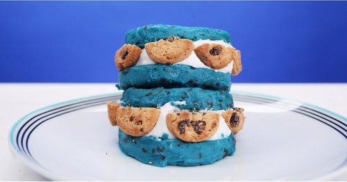 A Cookie Dough Ice Cream Sandwich For the Cookie Monster in Your Life