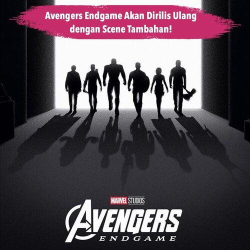 Avengers Endgame akan dirilis ulang di bioskop! Yang sudah nonton rasanya enggak akan rugi untuk nonton ulang karena ada beberapa scene tambahan di akhir film yang bisa jadi spoiler untuk film marvel selanjutnya! @avengers Endgame akan dirilis ulang tanggal 12 Juli 2019. Bagian mana dari Avengers Endgame yang masih membuat kamu penasaran?.📷 @sg_posters.#ClozetteID #marvel #AvengersEndgame #Avengers