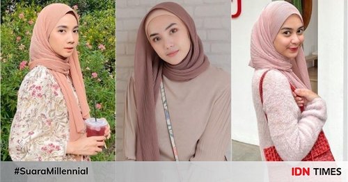 9 Padu Padan Hijab Plisket yang Bikin OOTD Makin Stylish, Wajah Segar!
