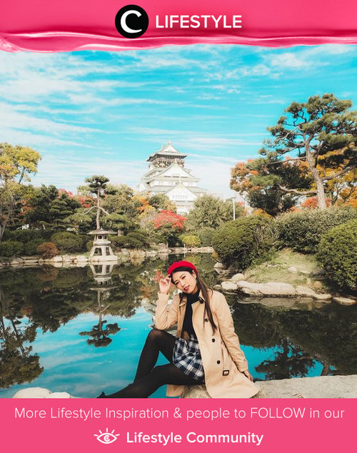An instagenic spot in Osaka Castle,  Japan. Shared by Clozetter @melissamai. Simak Lifestyle Update ala clozetters lainnya hari ini di Lifestyle Community. Yuk, share momen favoritmu bersama Clozette. 