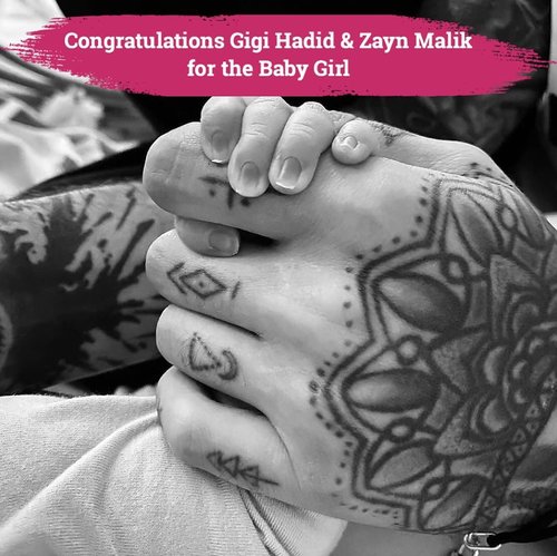 "Our baby girl is here, healthy & beautiful" @Zayn memposting di akun twitternya tanggal 24 September 2020.Gigi Hadid & Zayn Malik are officially a cool parents of a baby girl! Congratulations for the first child, @gigihadid & @zayn. We're happy to hear that💕📷 @zayn @zayngigi.love #ClozetteID