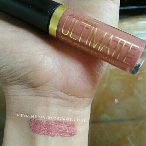 Review Justmiss Utlinatte Lip Cream ada di blog aku yaa, check : heyrinerin.blogspot.co.id 😊 #review #makeup #lipcream #justmiss #nakedfudge