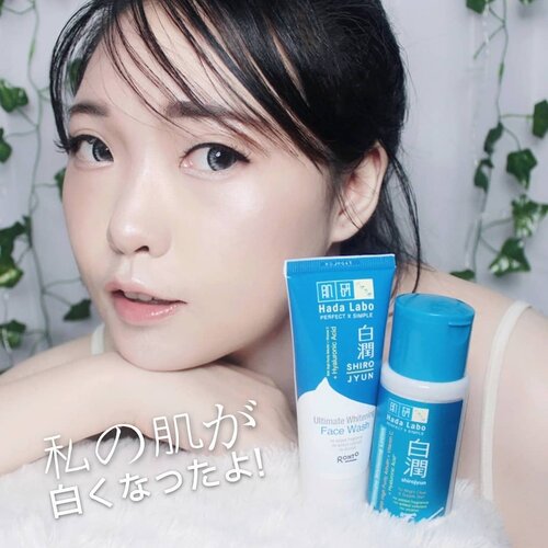 Japanese beauty itu fokus pada kesehatan kulit. You know the reason why Yuki lebih sering tampil 'less-makeup' akhir2 ini? Ya karena sejak sadar akan kesehatan kulit, jadi lebih bisa merawat kulit dan jadi lebih pede. Kali ini Yuki mau share ke kalian tentang kenapa sih kulit wanita Jepang selalu bikin iri. Cerah & flawless. This is based on my true story juga yaa. Ga sedikit yg terang2an bilang 'i envy your skin'. .Well, karena skincare yang Yuki pakai tidak mengandung ingredients yang berbahaya untuk kulit seperti : pewangi, pewarna, alkohol, paraben, dsb. Yang sering ngikutin skin-journey Yuki pasti paham banget tipe kulit sensitif & eczema Yuki yg sering rewel. Makanya kalau milih skincare pst menghindari kandungan2 tsb. .Dan skincare itu wajib ada kandungan Hyaluronic Acid untuk menahan air dalam kulit dan menjaganya agar senantiasa lembab. Selain itu Vitamin C juga dibutuhkan sbg antioksidan untuk mencegah efek buruk sinar UV yg bs menyebabkan kerutan, flek hitam, dll..Rangkaian produk @hadalaboid sudah Yuki pakai sejak jaman kuliah dulu. Dari sebelum Facial washnya ganti kemasan (lotionnya juga akan ganti kemasan soon di tahun ini) Yuki sih paling suka yg varian Shirojyun, karena ada kandungan Arbutin utk mencerahkan & menyamarkan noda hitam. Dan tidak mengandung bahan2 berbahaya spt yg Yuki sebutkan diatas. .Utk basic skincare selalu dimulai dari cleansing, Yuki pakai Hadalabo Shirojyun Whitening Face Wash yg lembut dan sesuai dgn pH kulit, tdk membuat kulit terasa 'tertarik' dan kasar. Setelah cleansing, Yuki selalu pakai Ultimate Whitening Lotion sebagai Hydrating Toner. Teksturnya seperti air yg cepat meresap di kulit. Membuat kulit lebih lembut dan kenyal juga glowing alami. .Japanese beauty itu simpel. Yg penting rutin, telaten dalam merawat kulit, dan tidak dealing with ingredients yg merusak kulit. ...@beautefemmecommunity#BFCxHadalabo #BeauteFemmeCommunity#BFCreview #Hadalaboid #Japanesebeauty #skincare #BeautyBlogger #BeautyVlogger #clozetteid #Japaneseskincare #Makeup #Blogger #Cosmetics #style #Blog #Beauty #girls #kawaii #BeautySkin #blogger #skin #IndonesianBeautyBlogger #hadalabo #可愛い #肌ラボ#スキンケア#すっぴん #shirojyun #白肌