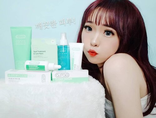 Annyeong! I want to share about my secret to prevent acne and give you IDR 237.000 off in total for all these products. .a.stop is a skincare product effective for troubled skin which work fast and savely. It affects on reddish skin and pimples immediately, remove dead cells on the skin, as an antibacterial effect and soothing effect that give my skin its natural glow back..As i said before, I have a serious problem with Acne & eczema, that's why i'm so picky to choose a product for my skin. That's why i'm super happy when i finally found a products to get rid from acne. Not gonna lie - but really, i highly recommend a.stop for everyone with acne skin problem like me. a.stop is Korean professional brand for the acne standart of acne treatment..I use all of these products & I really-really love it! 💚 all the products containts lightweight formula and easily absorbed to the skin. Its calming scents also give a relaxation. Make acne and pimple dissapear very quickly.In Korea, there are a words to describe  a skin-goals : 🍀Sok-gwang [속광]: A natural glow and dewiness that seem to come from within.🍀Mul-gwang [물광]: Very hydrated skin that looks like it’s replenished to the max with water..Get a special discount from me for a.stop products.  I'll give you AIYUKI8's Exclusive Offers through :.✔️ a.stop Clear Balm :Save IDR 45.000 (Rp 315.000 👉 Rp 270.000)http://hicharis.net/AIYUKI/Mb5 ✔️ a.stop Foam Face & Body Cleanser Save IDR 84.000 (Rp 294.000 👉 Rp 210.000) https://hicharis.net/AIYUKI/Ncv✔️ a.stop Clear Toner 155ml :Save IDR 32.000 (Rp 242.000 👉 Rp 210.000) https://hicharis.net/AIYUKI/Nrg✔️ a.stop Clear Serum :Save IDR 53.000 (Rp 380.000 👉 Rp 330.000)http://hicharis.net/AIYUKI/LWw✔️ a.stop Spot Treatment & Acne Patch :Save IDR 23.000 (Rp 173.000 👉 Rp 250.000) https://hicharis.net/AIYUKI/MUM..@charis_celeb @hicharis#astop #CHARIS #CHARISSTORE #charisAPP #CharisCeleb #KoreanBeauty #Korea #hicharis #skincare #acneskin  #BeautyBlogger #BeautyVlogger #clozetteid #acnecare #Makeup #Blogger #Cosmetics #style #Blog #korean #Beauty #girls #kawaii #beautifulskin #flawlessskin#IndonesianBeautyBlogger