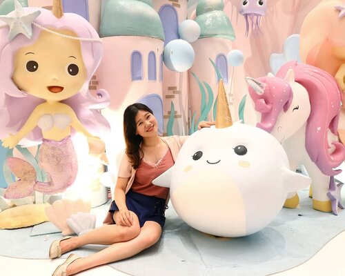 Pastel decors, mermaid, and unicorn 🦄 This spot looks like a scene of fairy tale, isn't it? 😝
.
There is many other cute dreamy unicorn spots available at #MOIUnicornLand @mallofindonesia which available until 14th July 2019 ❤️ More details go check out @mallofindonesia 😘
.
.
#Unicorn #UnicornLand #Mermaid #FeelsLikeFairyTale #UnderTheSea #CuteInstallation #ClozetteID